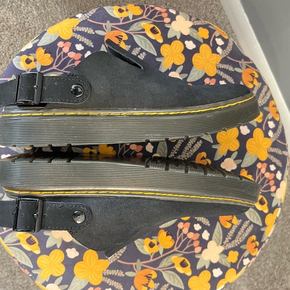 Dr. Martens Black Clogs with Yellow Stitching - Picture 3 of 9
